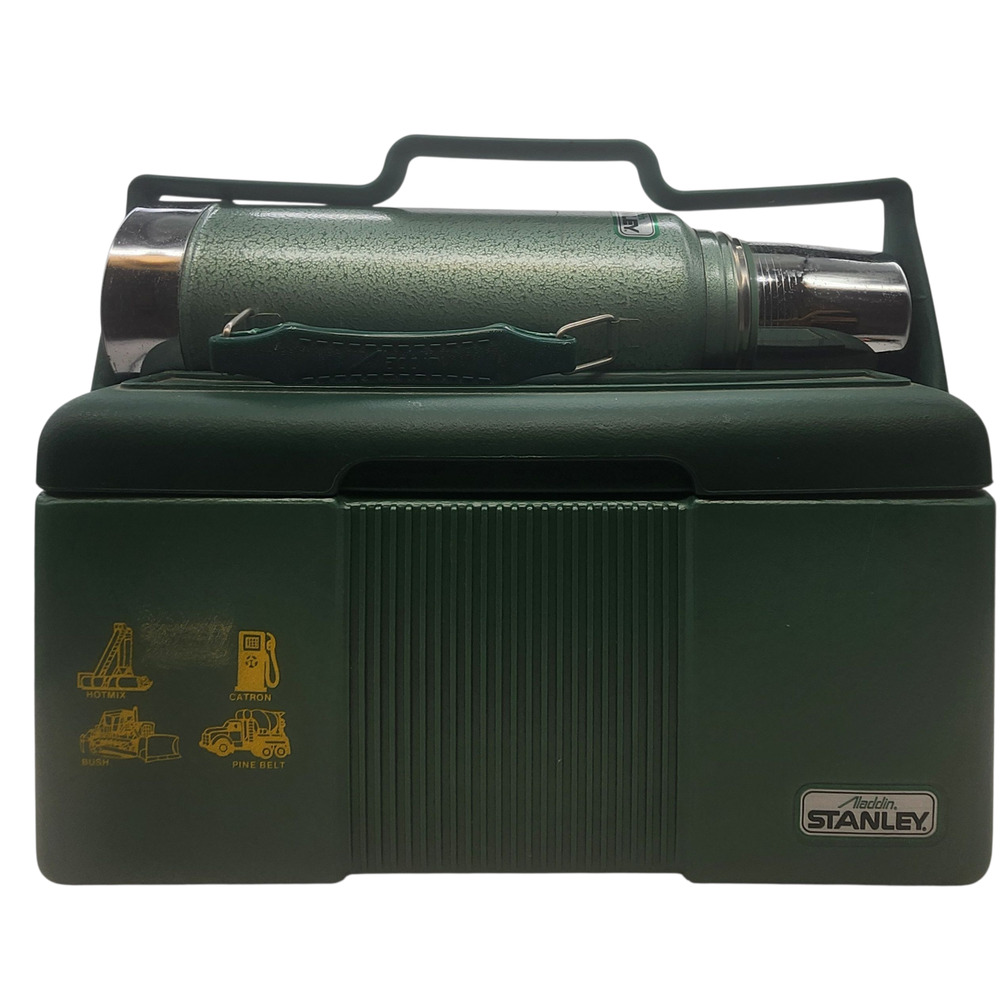 Stanley Aladdin Lunch Box Cooler and Vacuum Thermos Bottle Combo Set Vintage USA